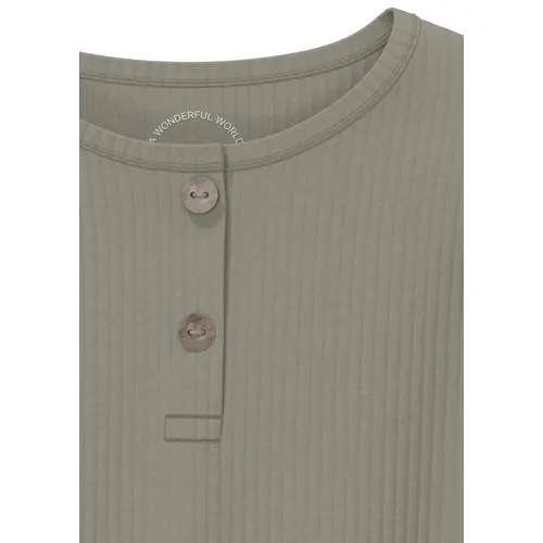 S.Oliver longsleeve met knoopjes groen, foto 2