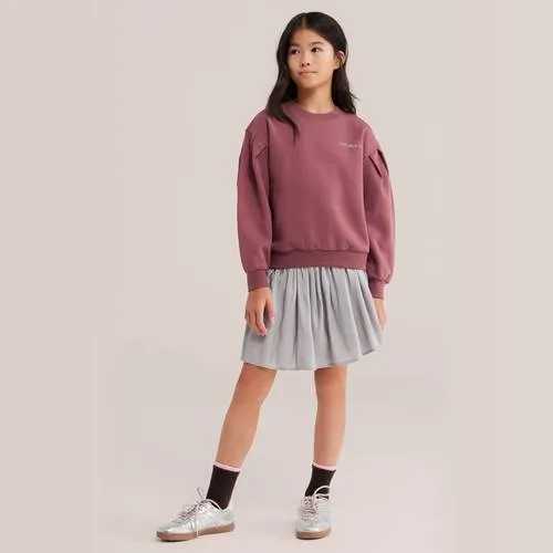 WE Fashion sweater met backprint - mauve, foto 3