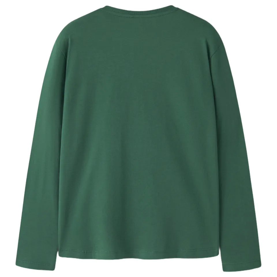 NAME IT oversized longsleeve met print groen, foto 2