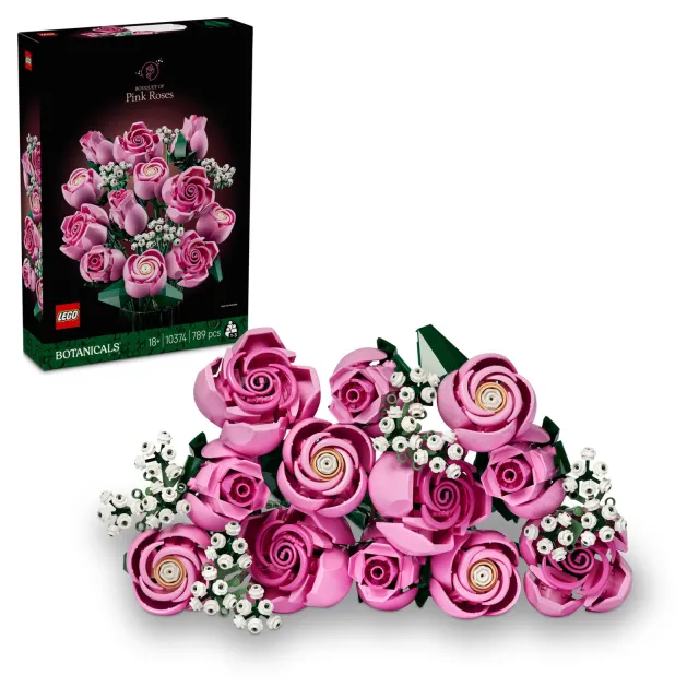 Lego Botanical Collection Roze Rozenboeket Bouwpakket 10374