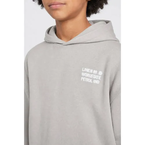 Petrol Industries hoodie met backprint - grijs, foto 3
