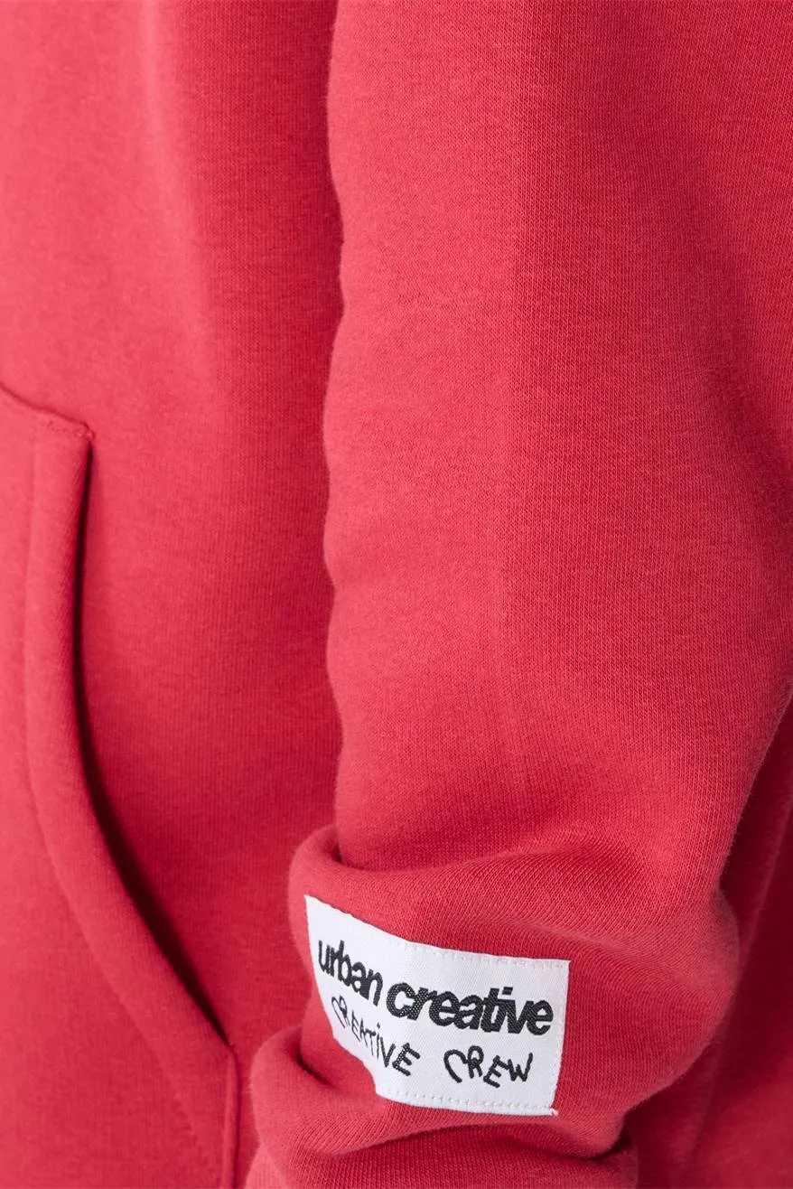 Shoeby hoodie met borduursels - rood, foto 8