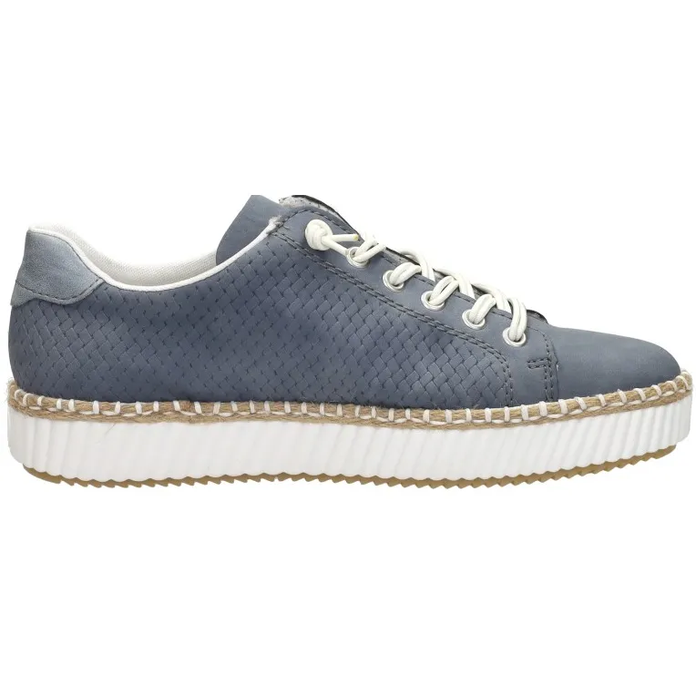 Rieker veterschoen blauw