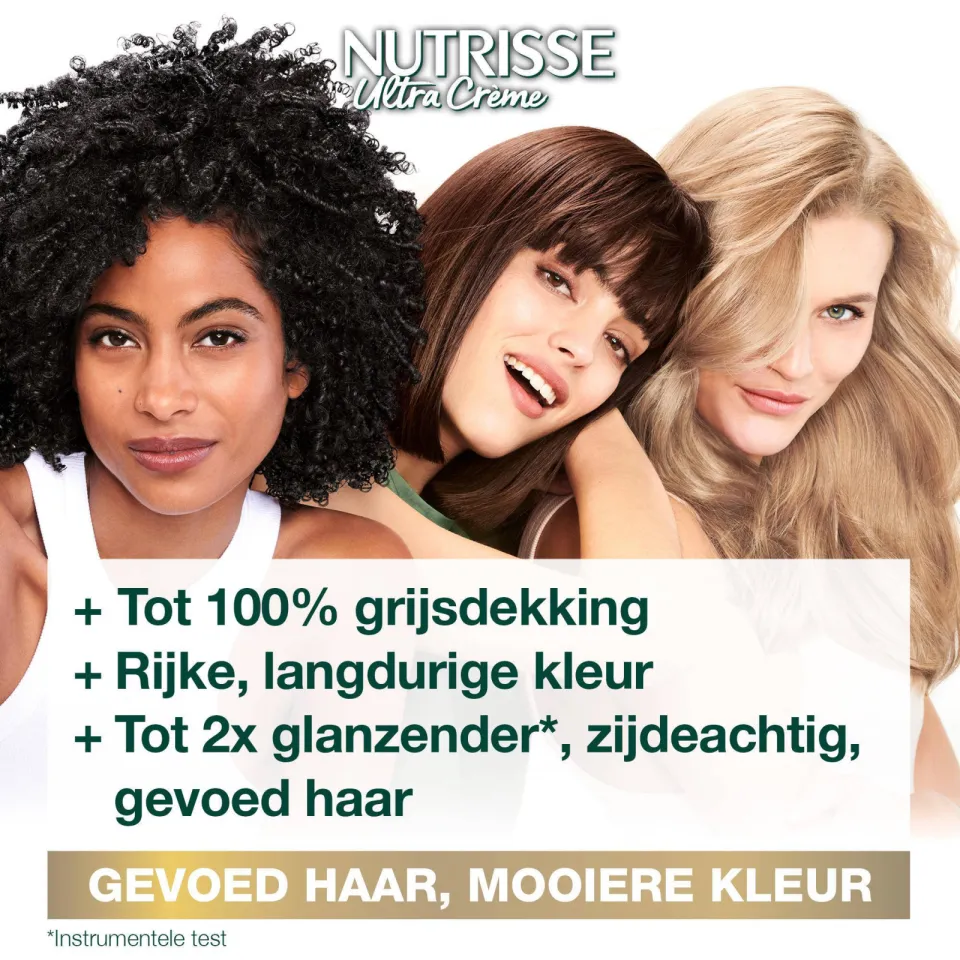 Garnier Nutrisse Crème permanente haarverf 1 zwart, foto 4