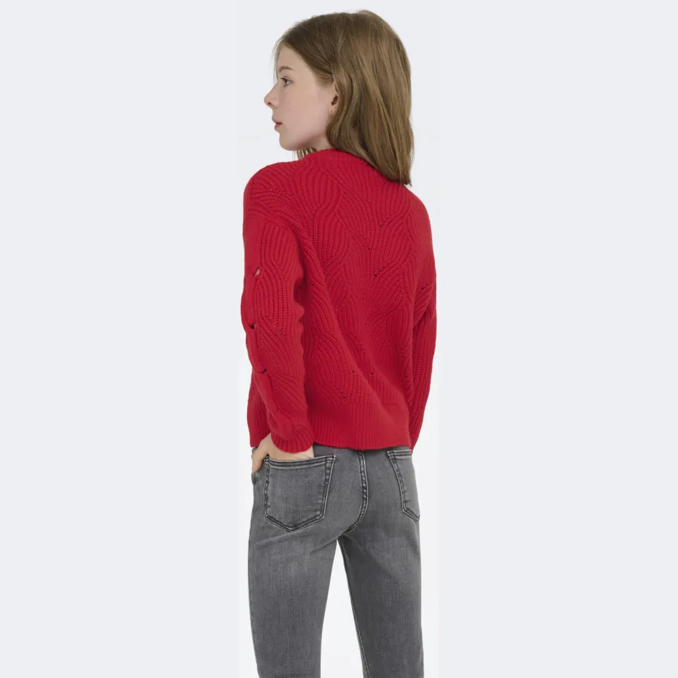 KIDS ONLY GIRL gebreide trui rood, foto 3