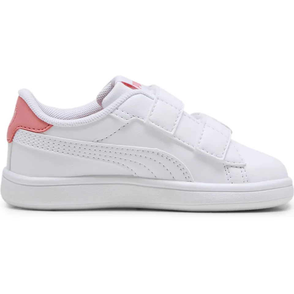 Puma Smash 3.0 Badges V sneakers wit Wit/roze