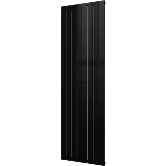 Plieger Designradiator Plieger Cavallino Retto Enkel 1332 Watt Middenaansluiting 200x60,2 cm Zwart