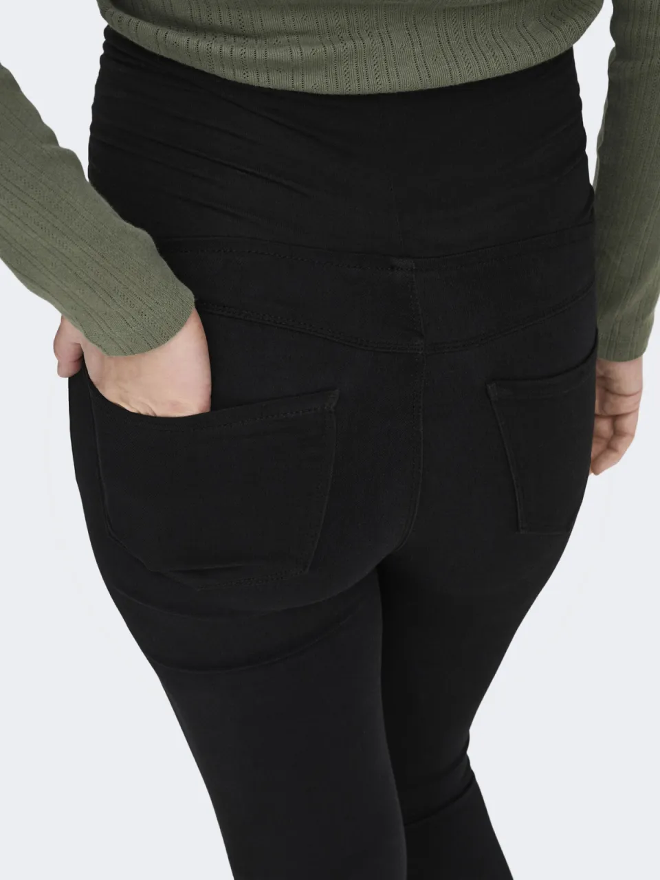 Only MATERNITY skinny zwangerschaps jegging OLMRAIN zwart, foto 6