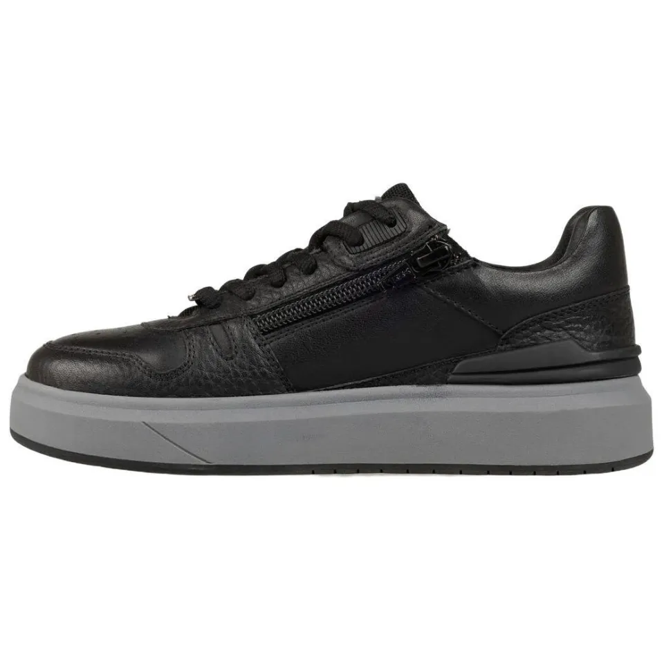 Cruyff leren sneakers - zwart/grijs, foto 4