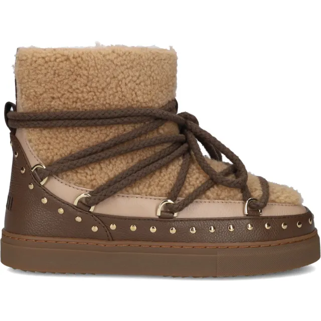 Inuikii Dames Laarzen Curly Rock - Beige