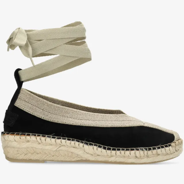 Shabbies Amsterdam Palma espadrille zwart, foto 2