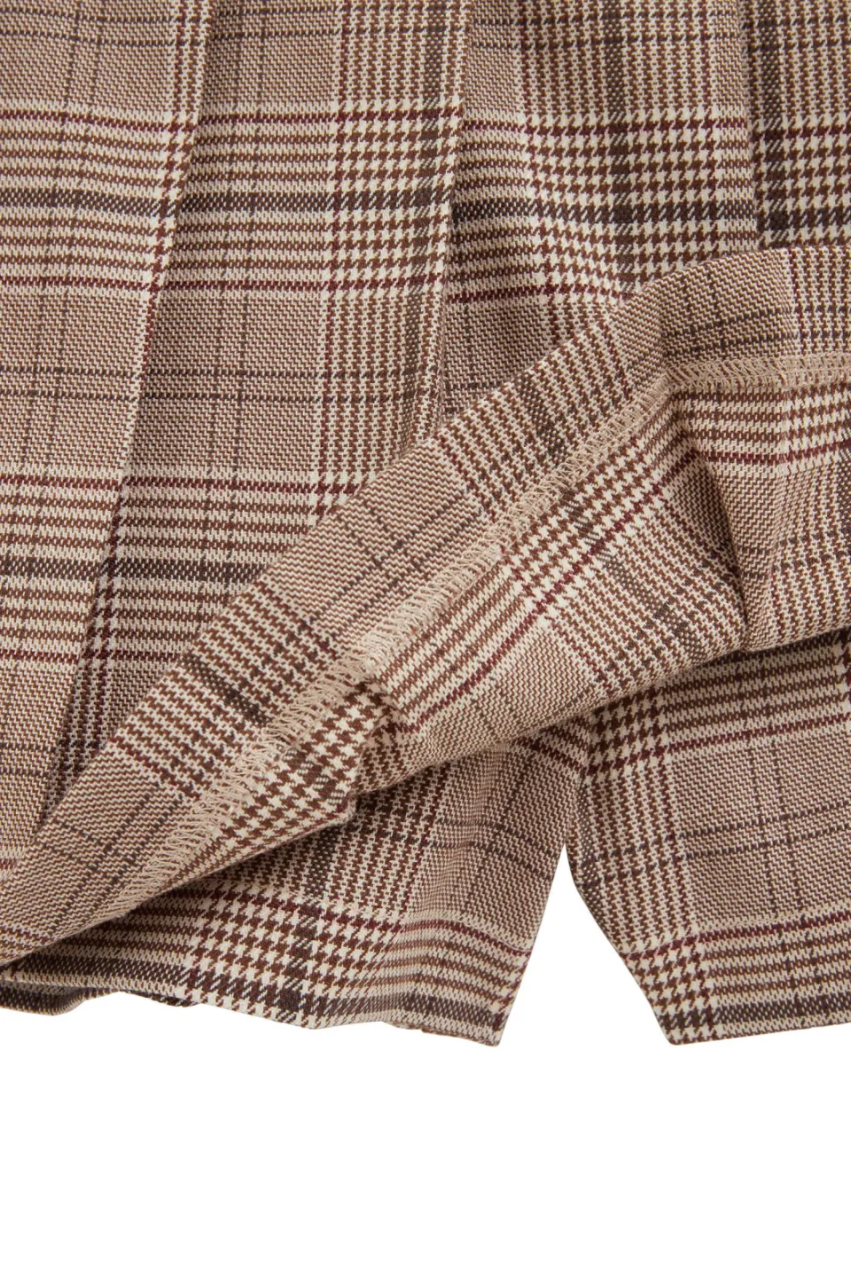 WE Fashion geruite skort beige, foto 7