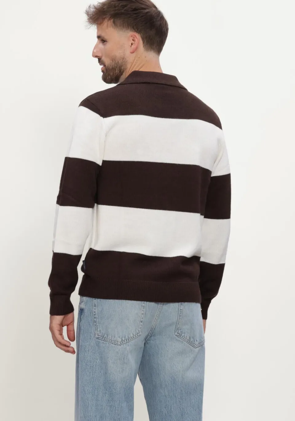 Saint Steve Heren Polo's & T-shirts Harry - Bruin, foto 3