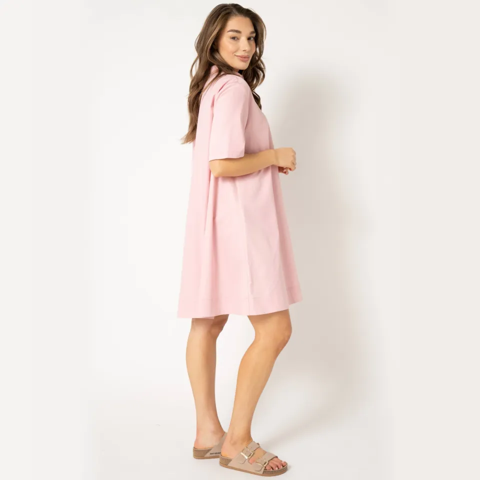 Est'seven Beyza midi jurk roze, foto 3