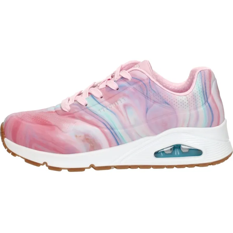 Skechers Uno Gen1 Marble Sweetheart lage sneaker roze, foto 2