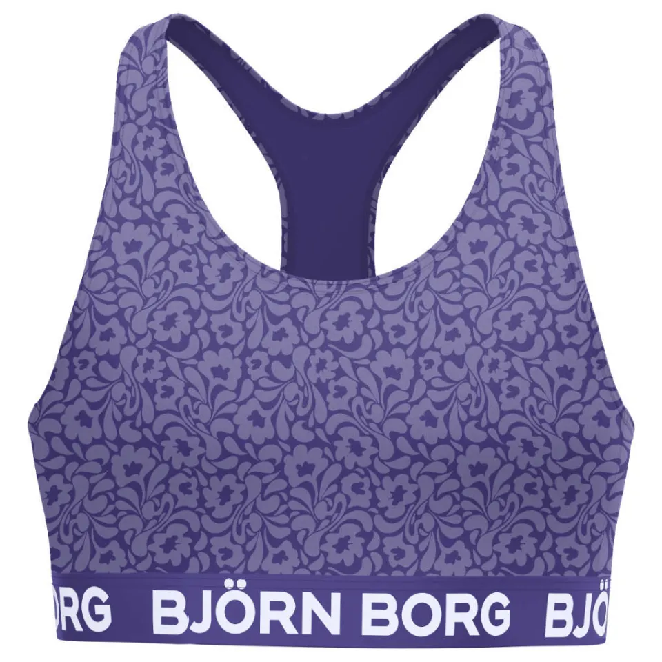 Björn Borg bh-tops set van 2 paars zwart, foto 2
