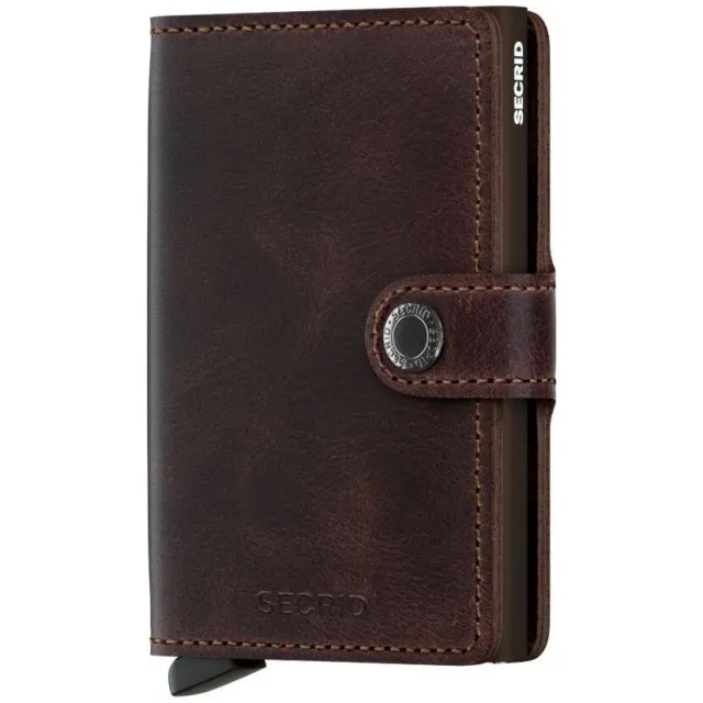 Secrid pasjeshouder Miniwallet Vintage donkerbruin