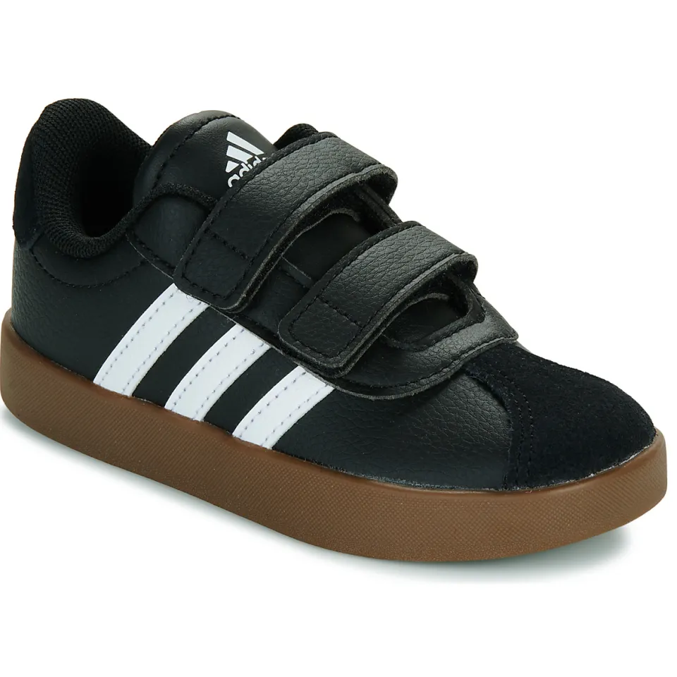 Adidas VL Court 3.0 babyschoenen zwart, foto 2