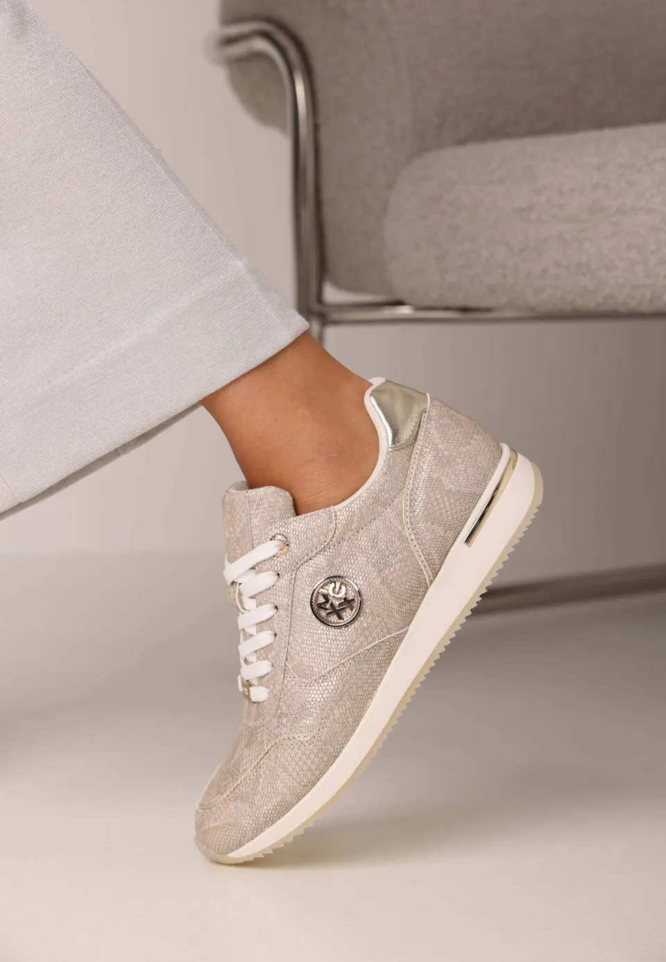 Mexx Eke Caia sneakers goud, foto 6