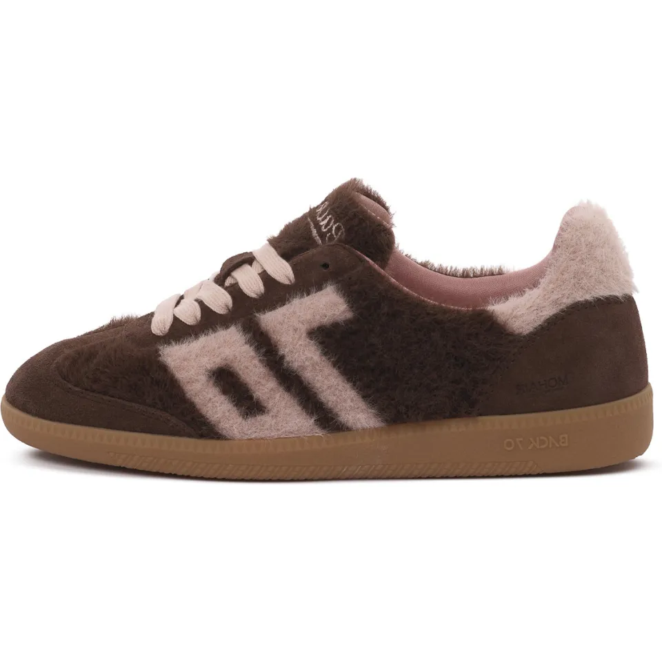 BACK70 007 lage sneakers bruin, foto 2