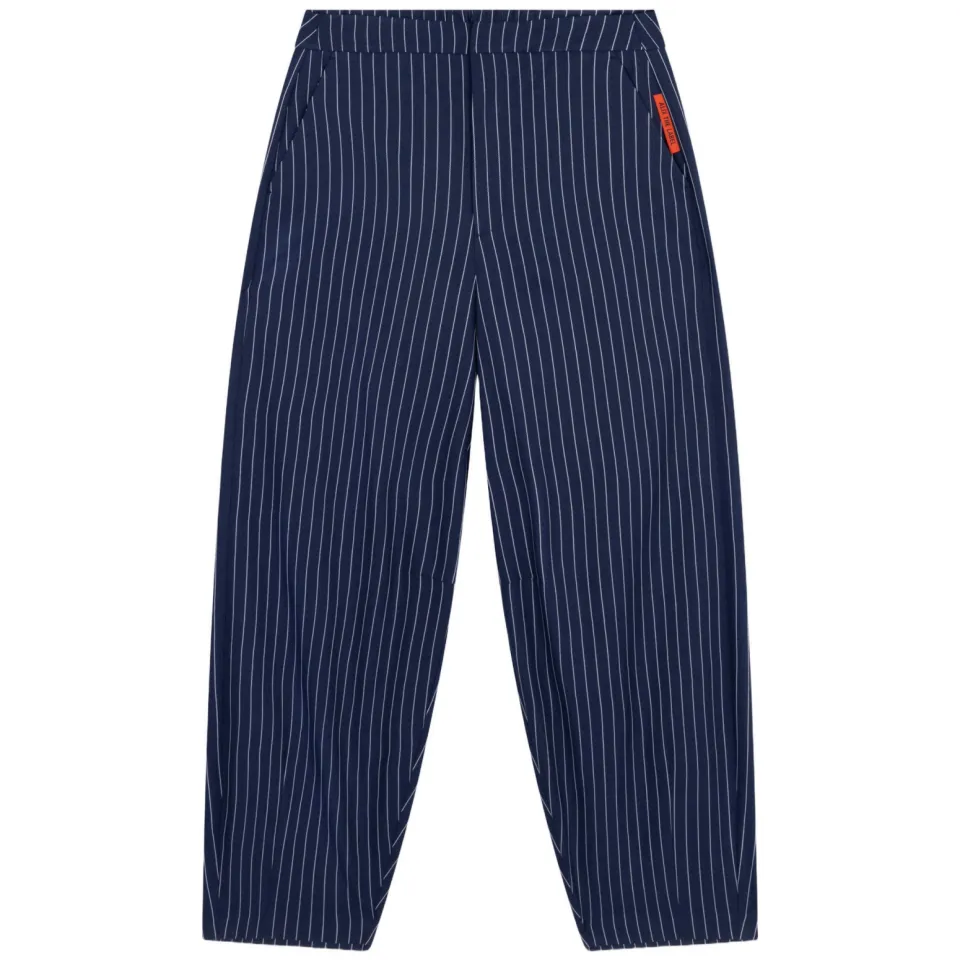Alix The Label barrel pantalon - donkerblauw, foto 2