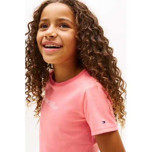Tommy Hilfiger T-shirt roze, foto 6