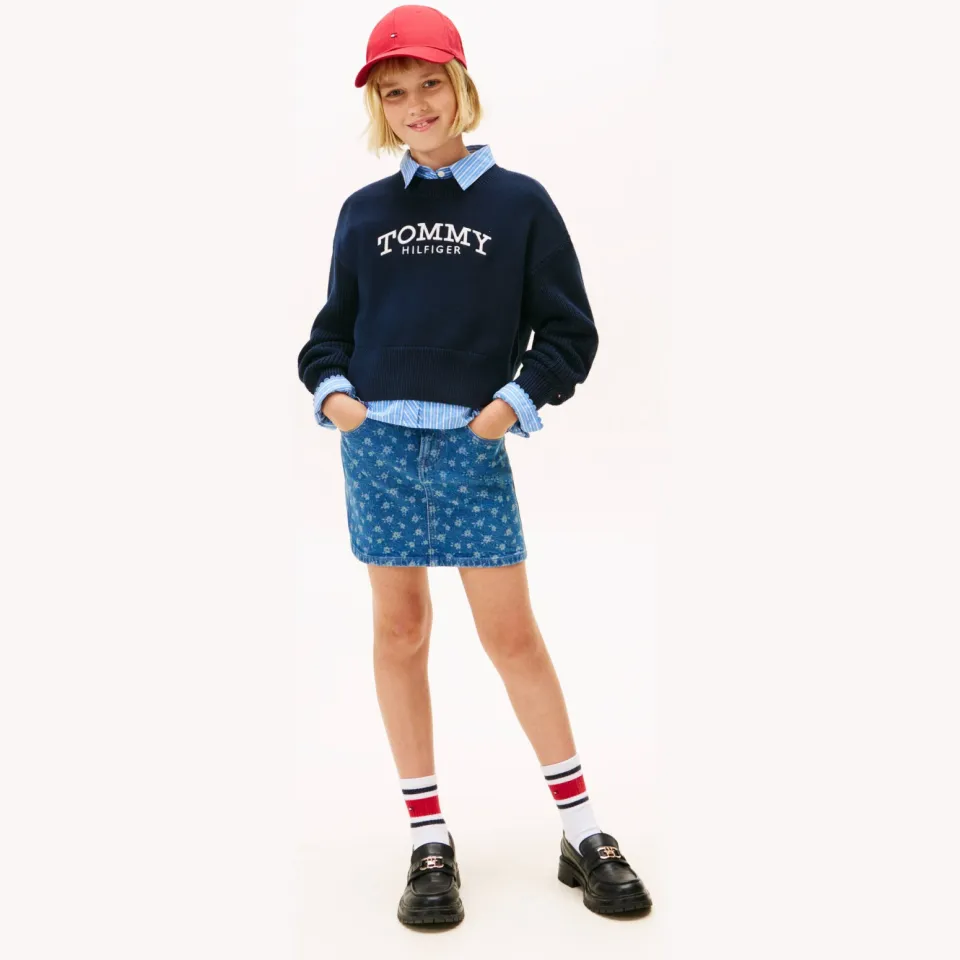 Tommy Hilfiger sweater donkerblauw
