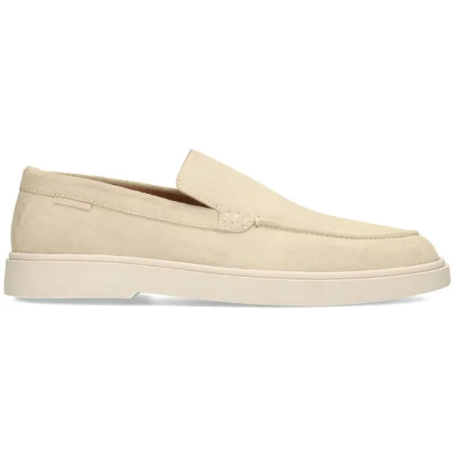 Poelman Mason suède loafers beige