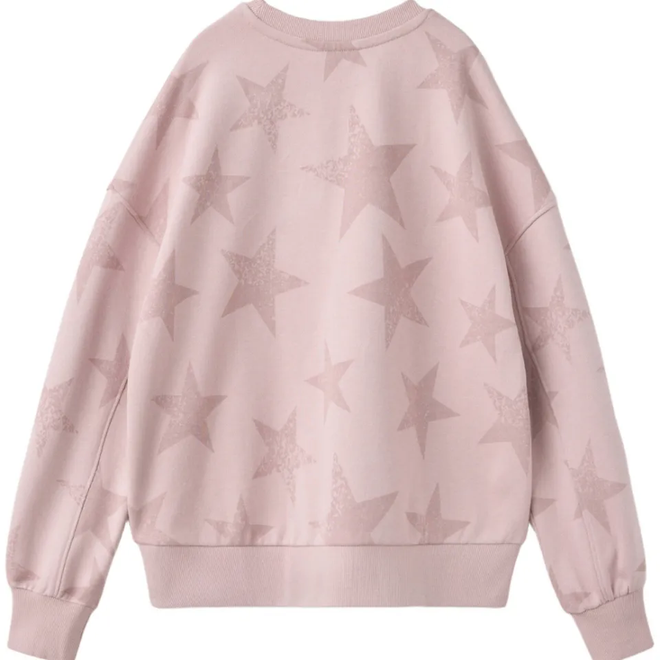 Mango Kids sweater met sterren - roze, foto 4