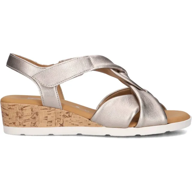 Gabor Sandalen 761 Zilverkleurig
