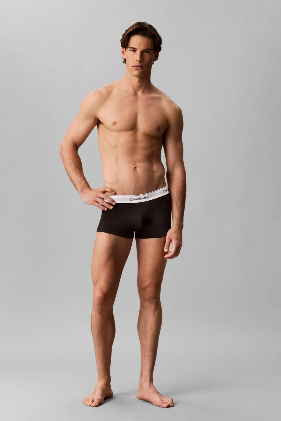 Calvin Klein low rise trunk boxershorts zwart set van 5