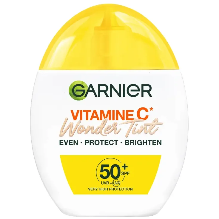 Garnier Vitamine C Wonder Tint SPF 50+ getinte zonnebrand licht, foto 2