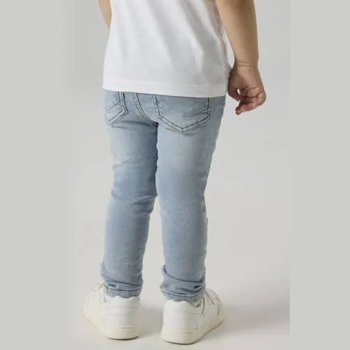 NAME IT MINI slim fit jeans light blue bleached, foto 5