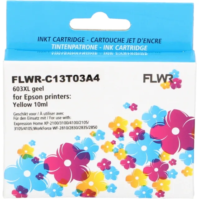 FLWR Epson 603XL geel (Huismerk (compatible))