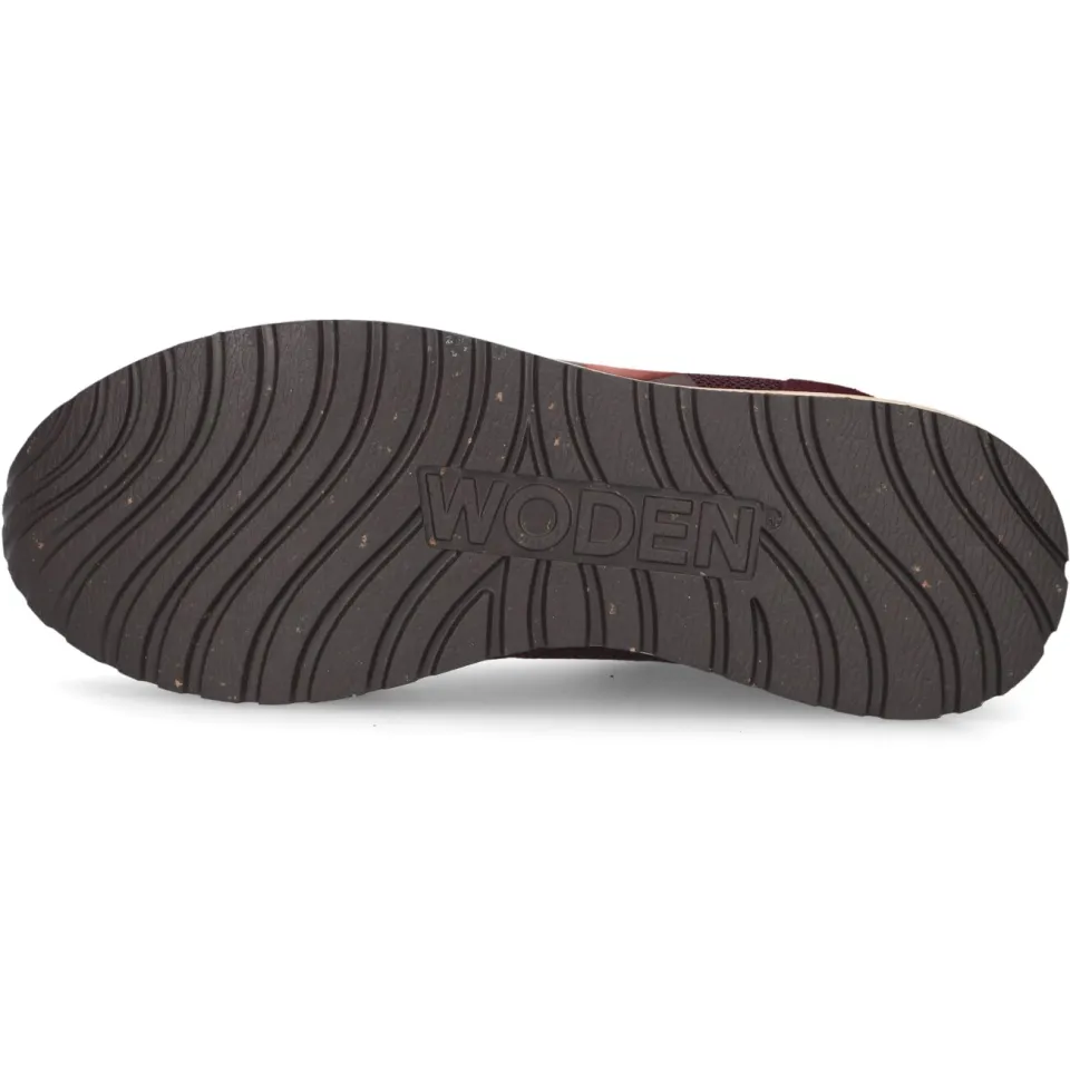 Woden Ydun Icon II leren sneakers - aubergine, foto 7