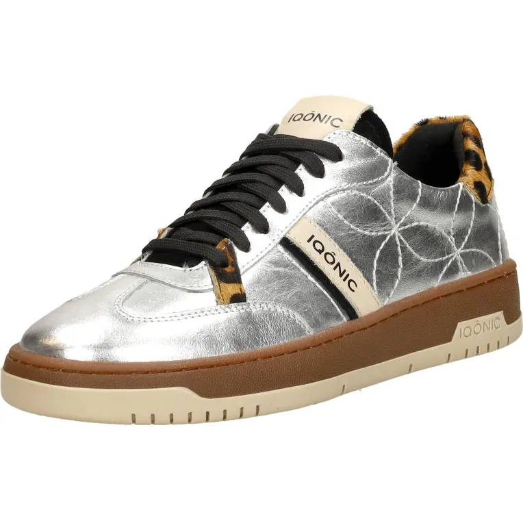 Iqonic lage sneakers zilver, foto 3
