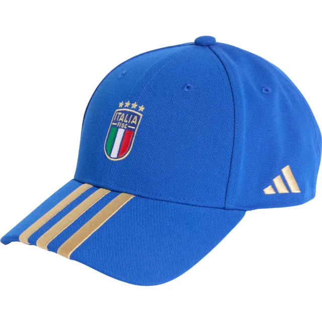 Adidas Figc voetbalpet blauw