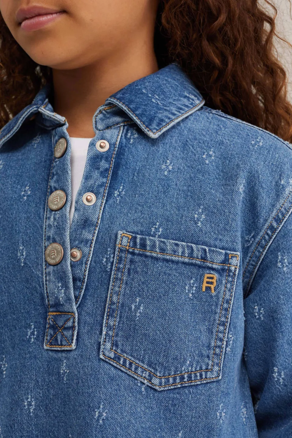 WE Fashion Blue Ridge spijkerjurk blauw, foto 6