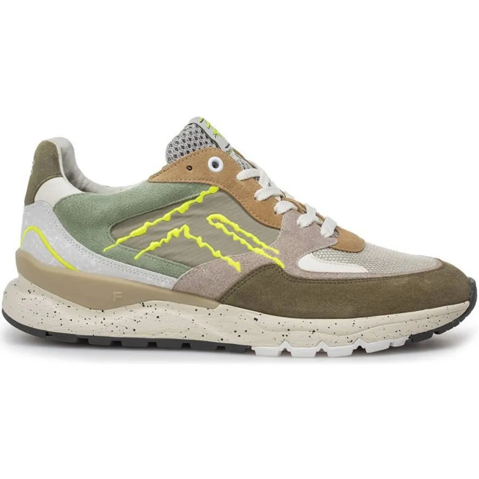 Floris Van Bommel De Treener sneaker groen