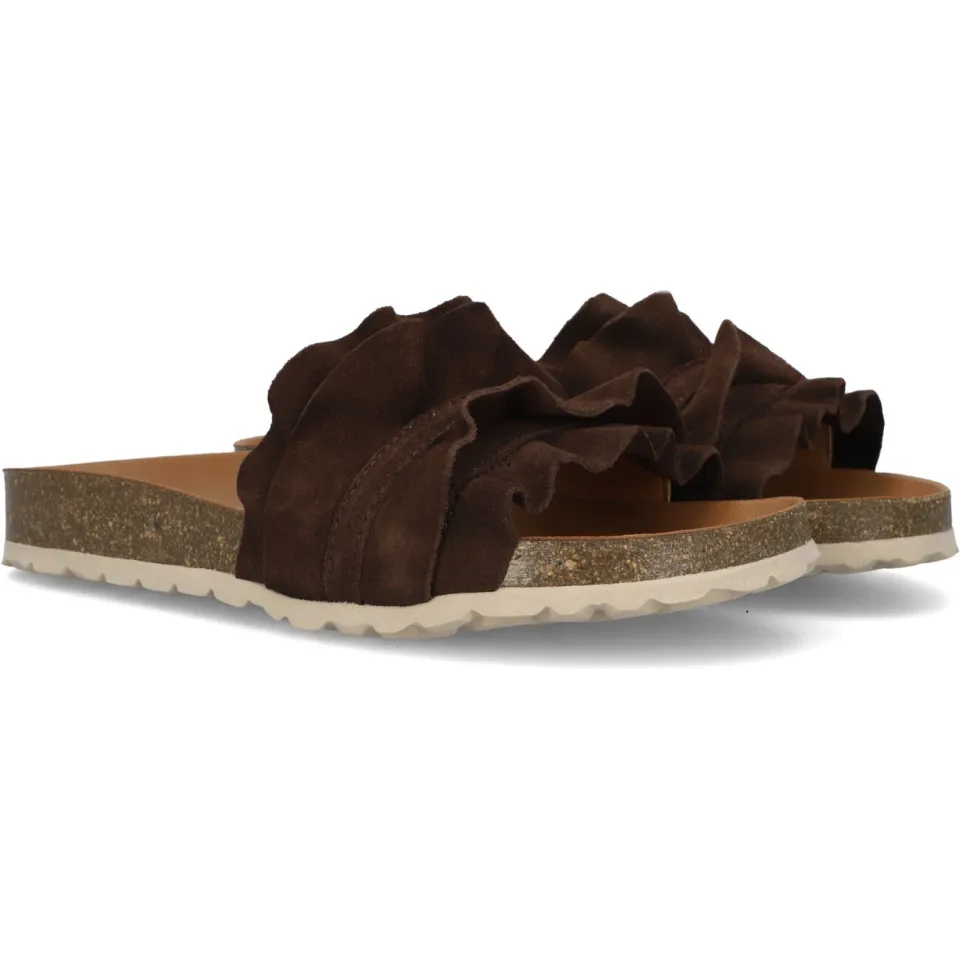 Verbenas Rocio slipper bruin