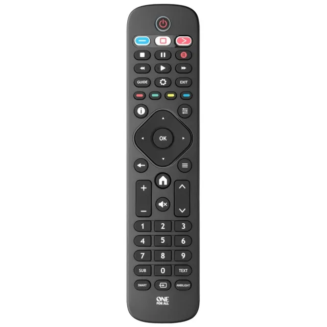 OneForAll URC4913 Philips tv-afstandsbediening zwart