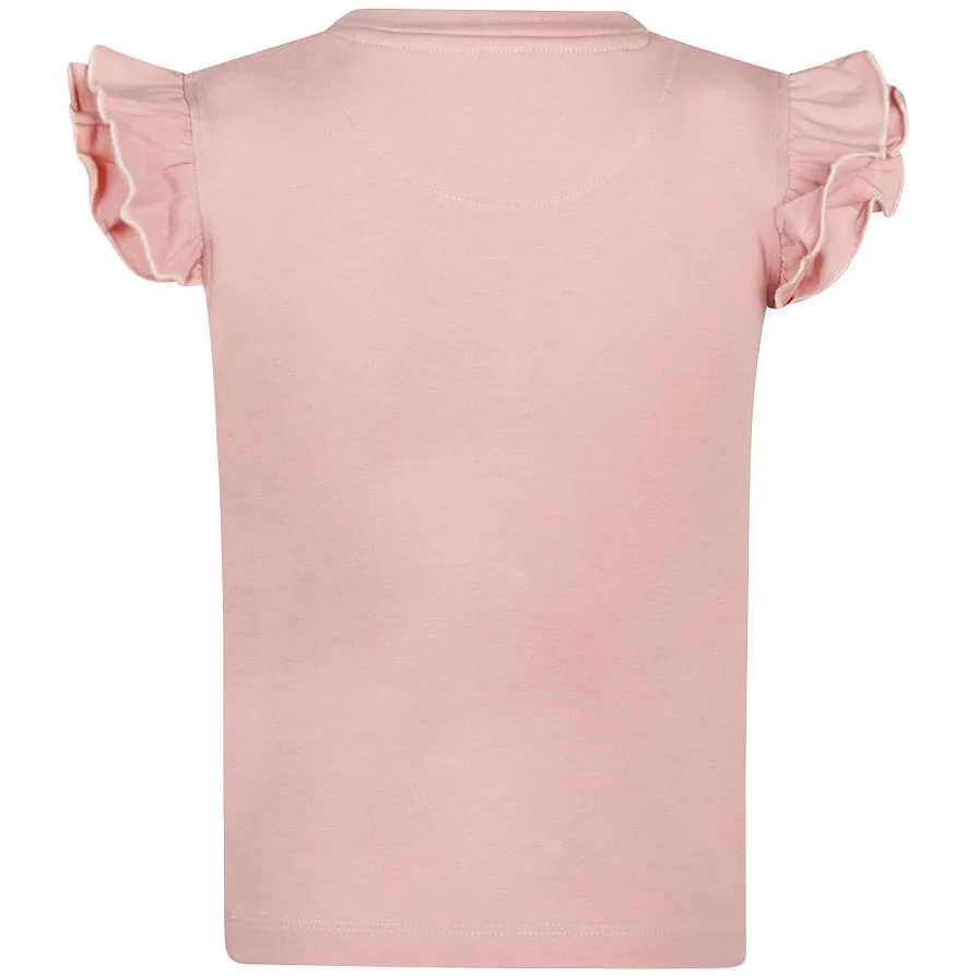 Koko Noko T-shirt roze met ruches, foto 3