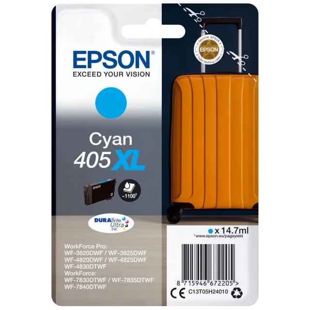 Epson 405XL inktcartridge cyaan