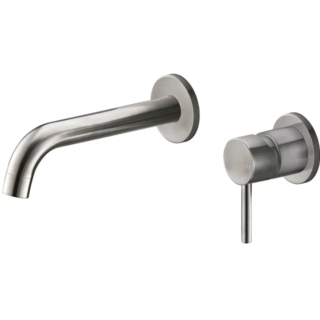 Wiesbaden Cain inbouw wastafelkraan compleet 304 RVS