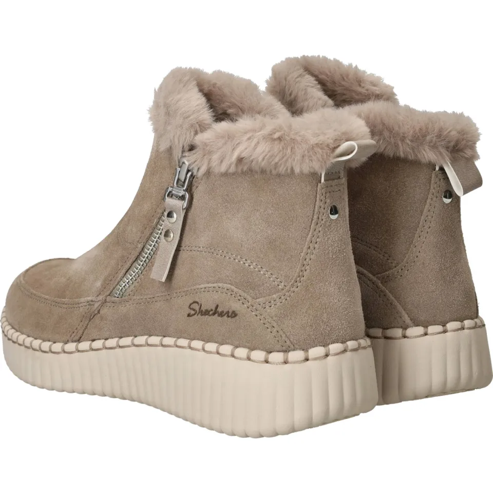 Skechers Relaxed Fit Wilshire BLVD Fresh Zip enkellaarsje taupe, foto 4