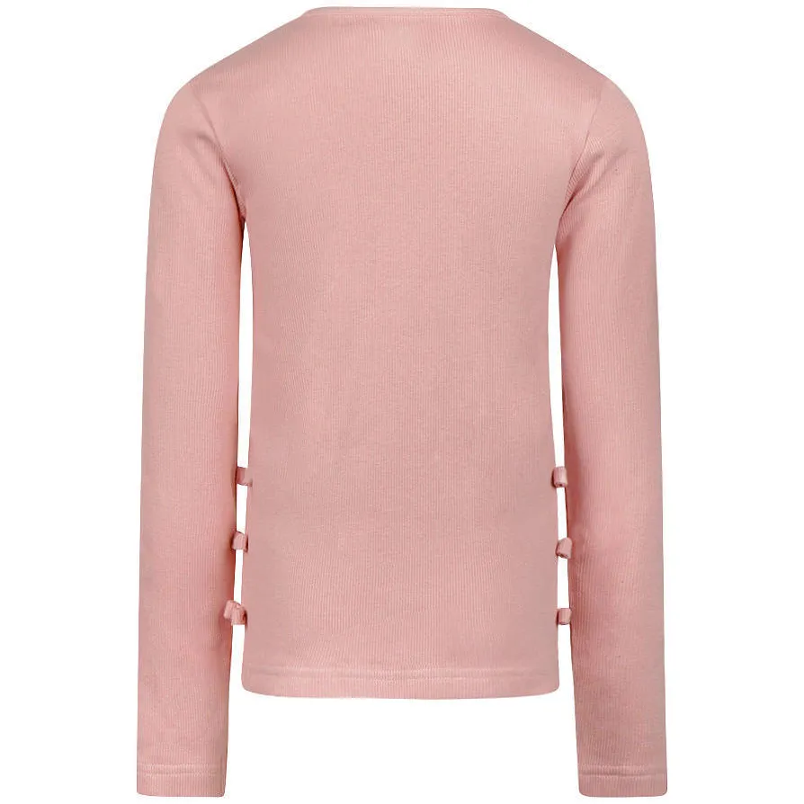 No Way Monday aansluitende longsleeve lichtroze, foto 3