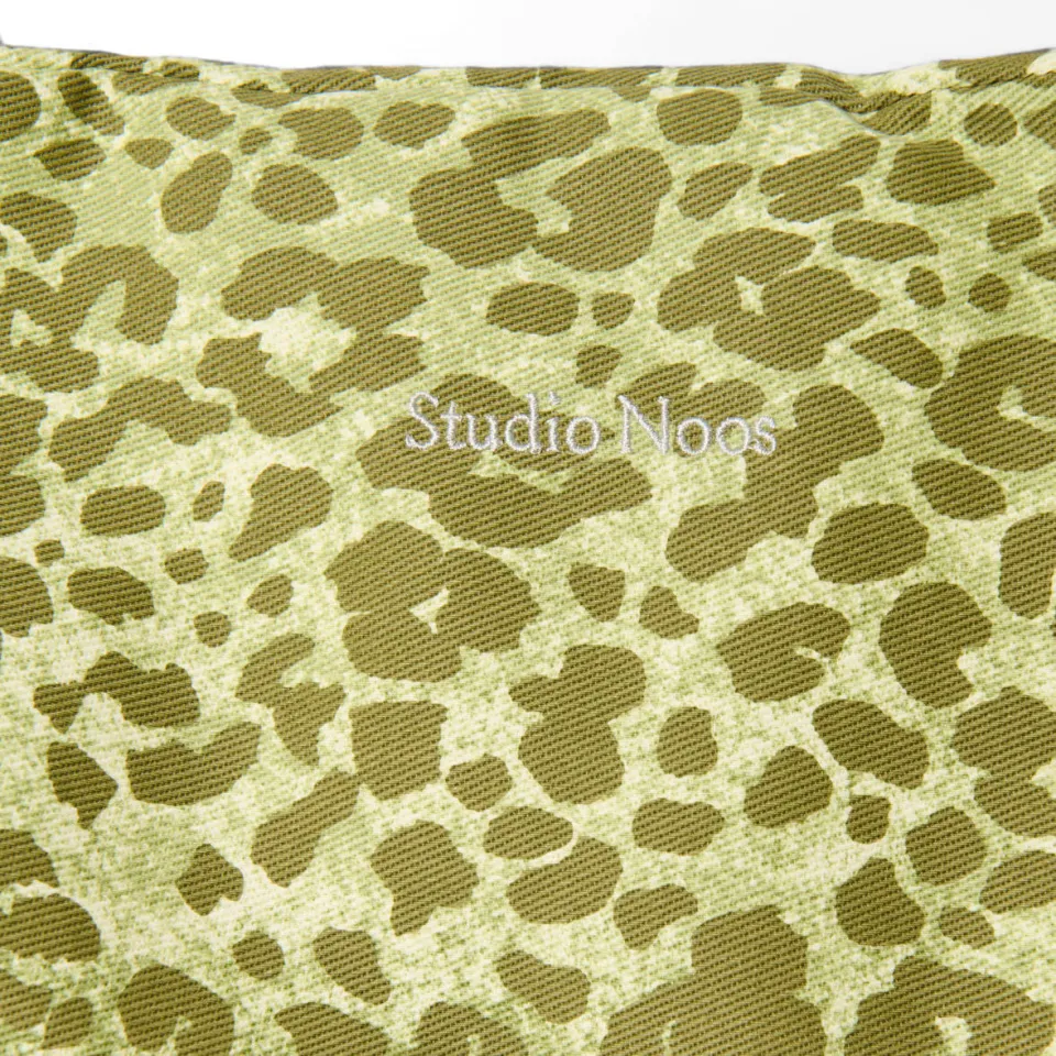 Studio Noos Leopard Cotton Mom Bag luiertas groen, foto 4