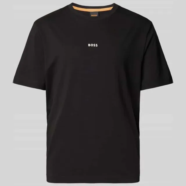 Boss T-shirt met labelprint zwart, foto 2