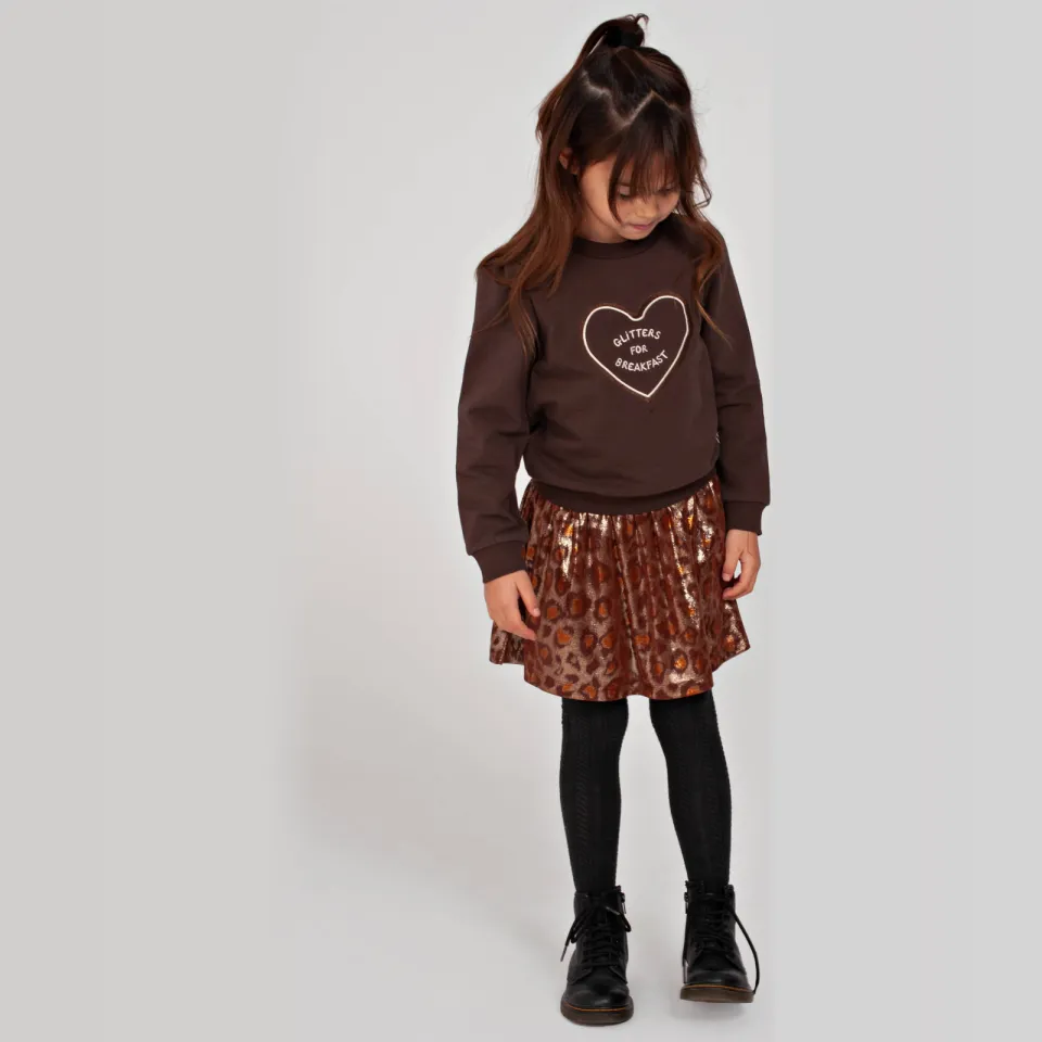 Jubel City Chic rok panterprint bruin, foto 4