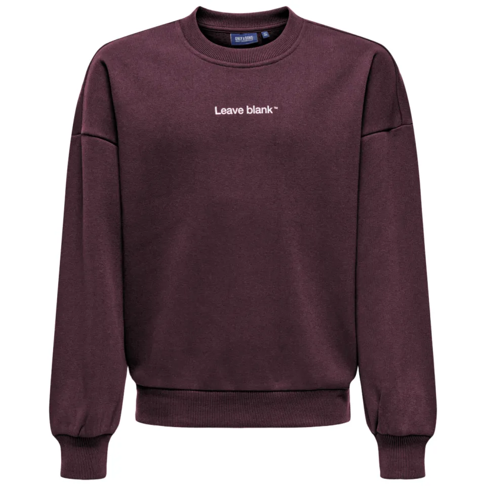 Only & Sons JUNIOR sweater met tekst - paars Tekst, foto 2